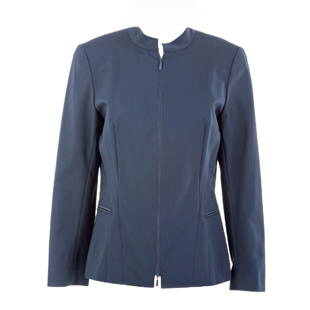 Lafayette 148 New York Janina Mandarin Collar Jacket